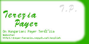 terezia payer business card